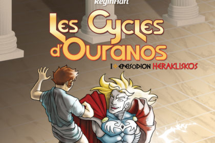 extrait de la couverture de Herakliskos des Cycles d'Ouranos