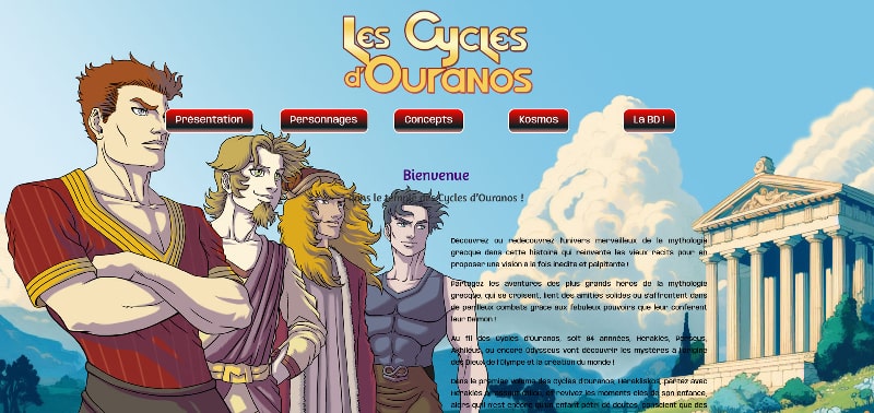 Le nouveau site des Cycles d'Ouranos