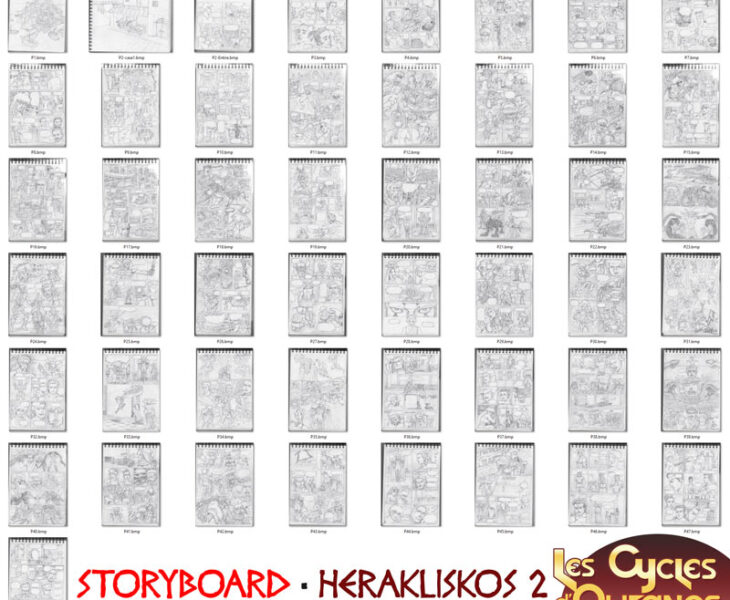 Storyboard du volume 2 des Cycles d'Ouranos par ReginHartAC