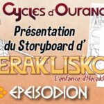 Présentation du storyboard du second volume des Cycles d'Ouranos